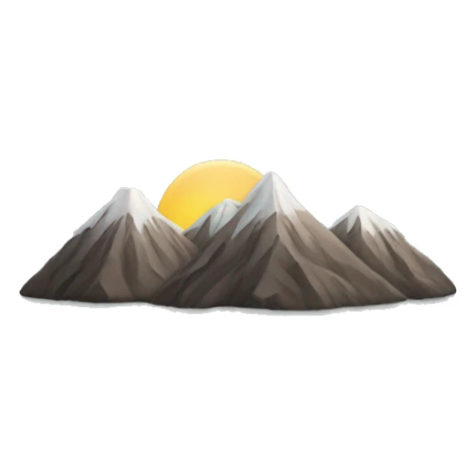 mountain sticker