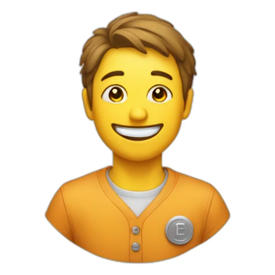 Pleure avec un sourire au coin smiley sticker