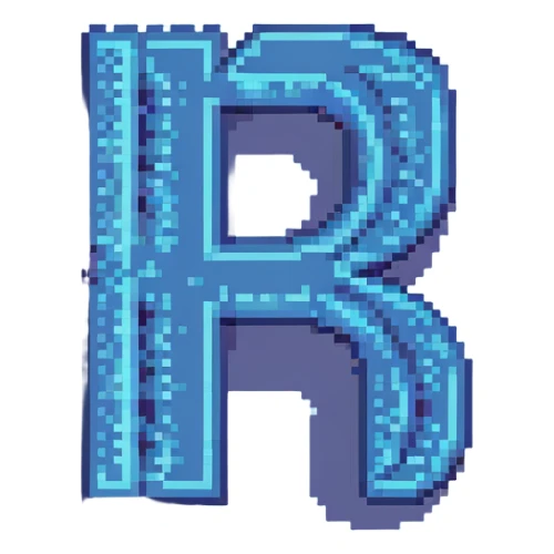 modern CSE logo, stylized CSE letters with digital pixel effect, blue and white sticker