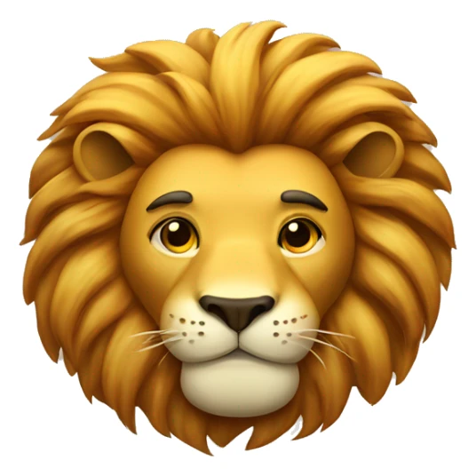 The lion with a mustacheThe lion with a mustache sticker