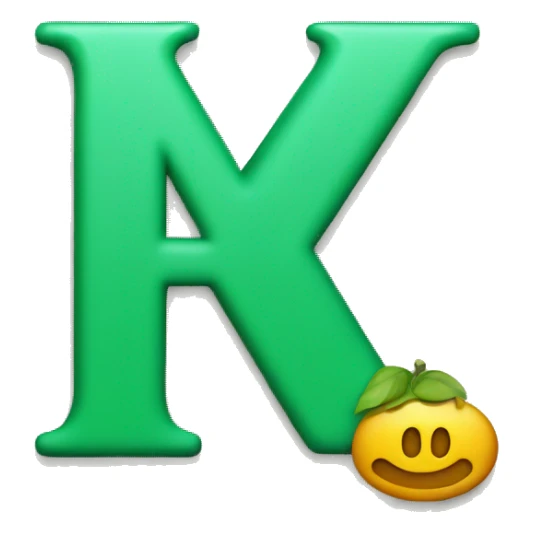 Letter f with letter m sticker