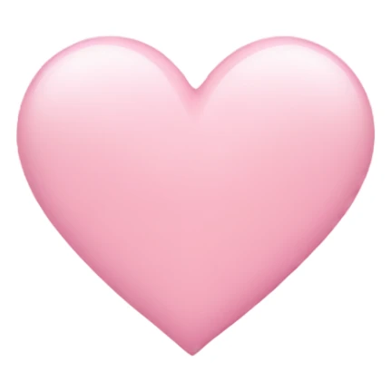 color baby pink heart  sticker
