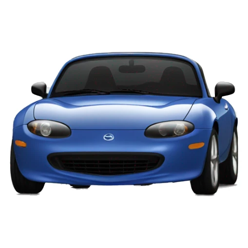 Mazda miata xs straight looking the camer sticker