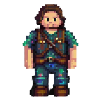 portrait of a man named John sticker