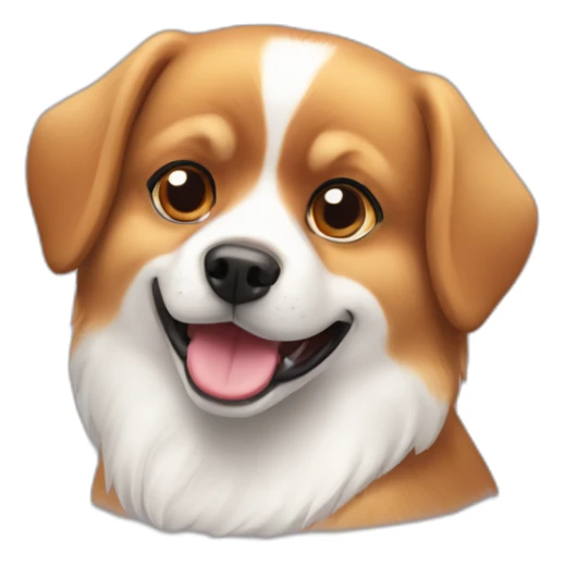 Dog half pomeranian quarter beagle quarter american eskimo sticker