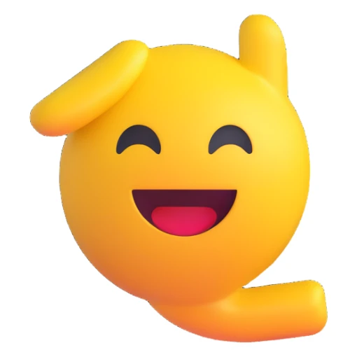 Move the plus symbol to the top right corner outside the kitchen area, keeping the 3D emoji style consistent. sticker