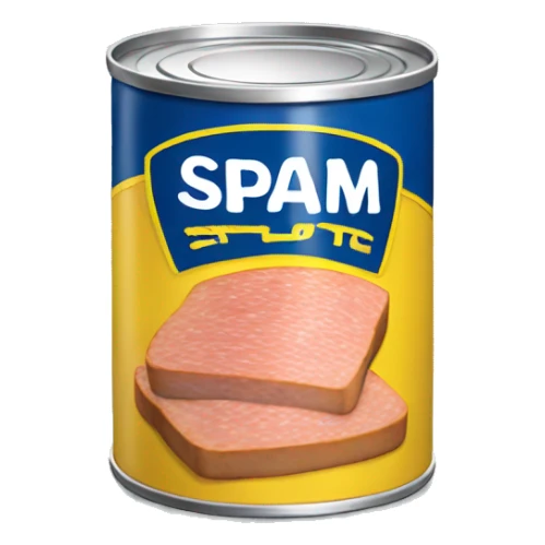 Can of spam sticker
