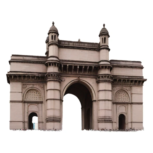 Gateway of india in Paris sticker