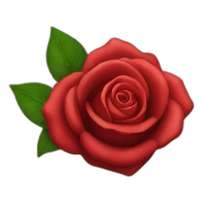 Red rose sticker