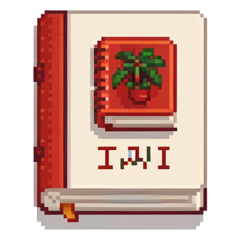 Book or guide icon with text "Гайды для новичков" in red and black pixel art sticker