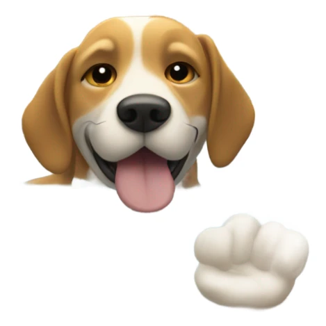 Dog in hot tub  sticker