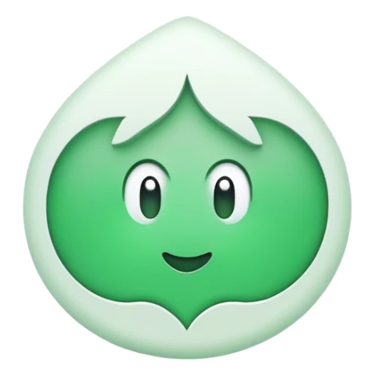 minimalist Sber logo in a light palette sticker