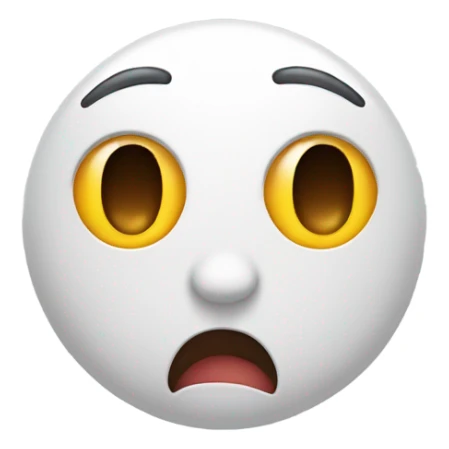 Eye twitching and a half smile emoji  sticker