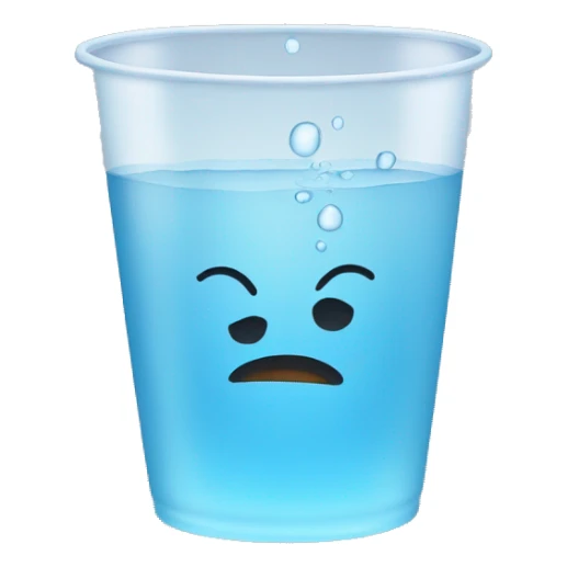 Cup of water  sticker