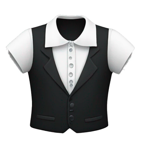 T-shirt lapels designed by Wednesday Addams  sticker