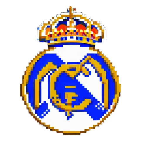 Real Madrid football club logo sticker