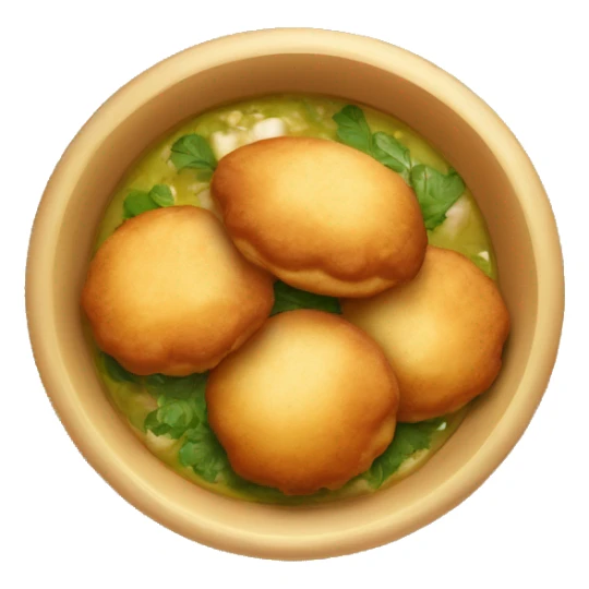 gol gappa indian dish in platw sticker