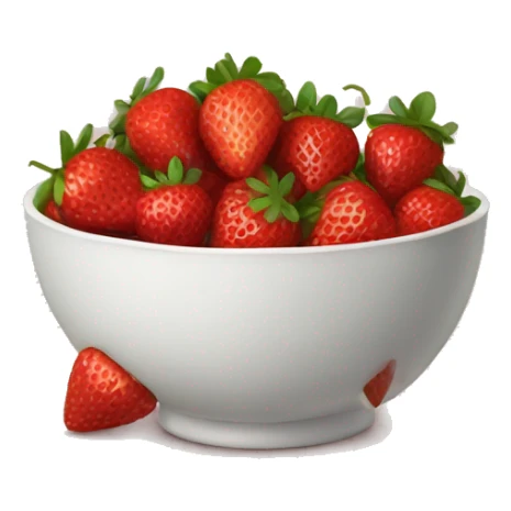bowl of strawberries sticker