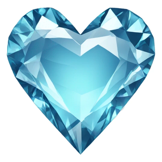 Diamond heart sticker