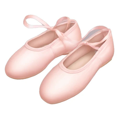 Pale pink ballet shoes sticker