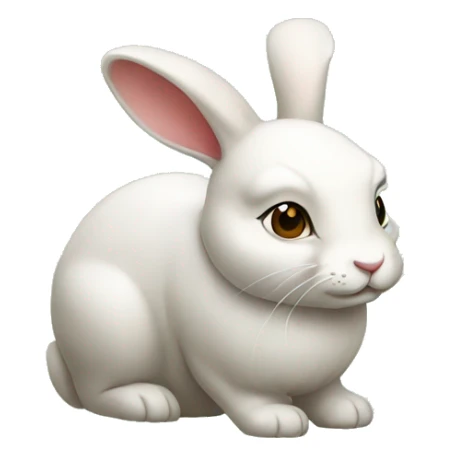 Chinese rabbit sticker
