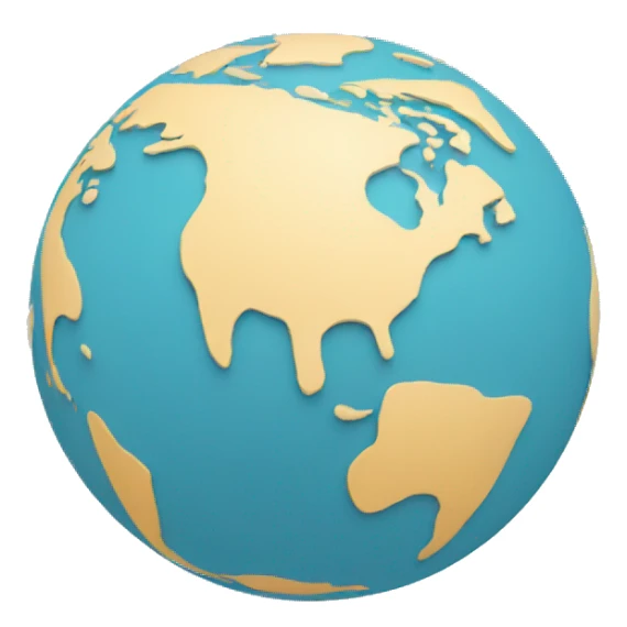 globe round with travel route sticker