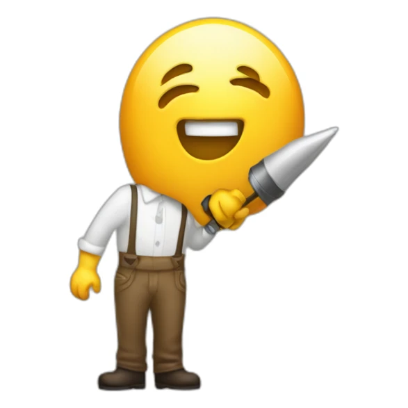 Designer screwing in loghtbulb sticker