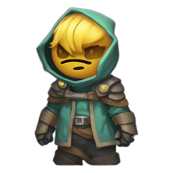 character scifi roguelike rpg style inspired by slay the spire digital art sticker