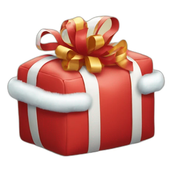 un sac de noel rempli de jouets sticker