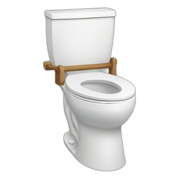 a toilet go to toilet sticker