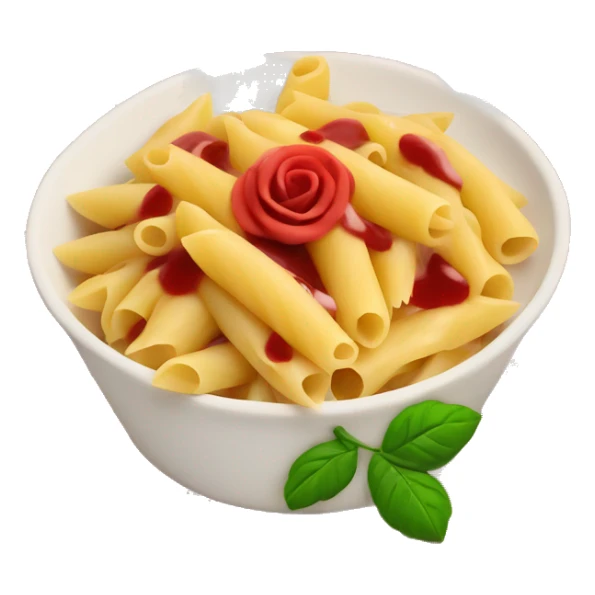 penne pasta with rose sauce sticker