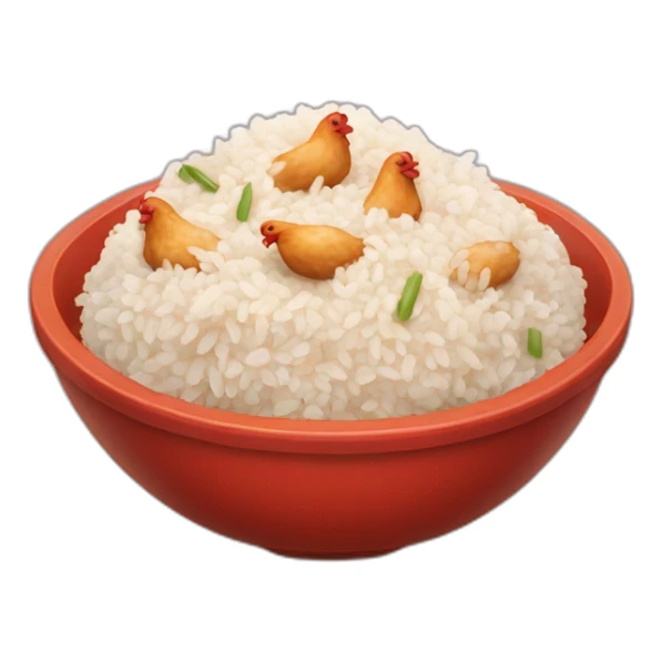 Chinese chicken and rice  sticker