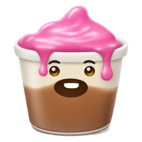 Pink gravy in brown gravy ju sticker