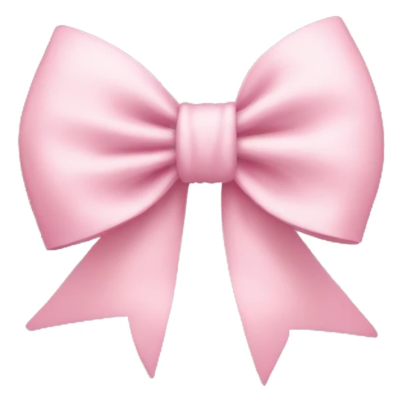Light pink bow sticker