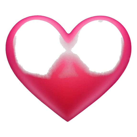 Pink and red heart with stars sticker
