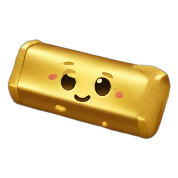 dust becoming gold bar sticker