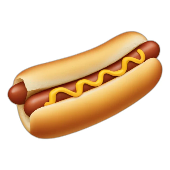 hot dog with teckel instead of saucage sticker