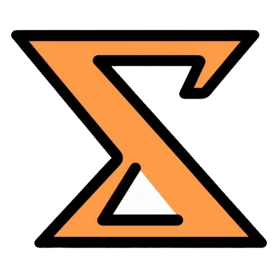 Greek letters Theta and Delta combined in a stylized emblem sticker