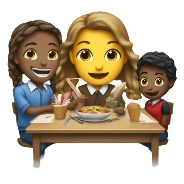 school+dinner+? sticker
