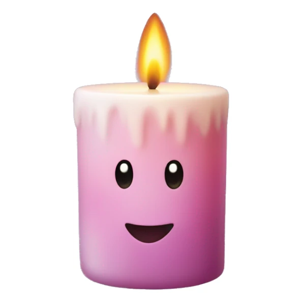 Scented candle with “Twinkle Candle” written on it sticker