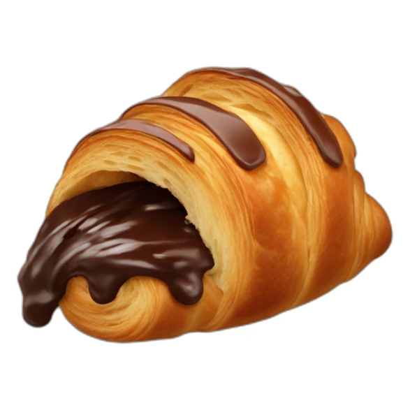 Chocolate croissant  sticker