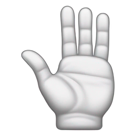 Hand Gesture Details:

Finger Positions:

Thumb: Extended outward.

Index Finger: Extended upward.

Middle and Ring Fingers: Folded down towards the palm.

Pinky Finger: Extended upward. sticker