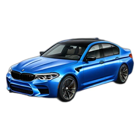 bmw m5 with elon musk sticker