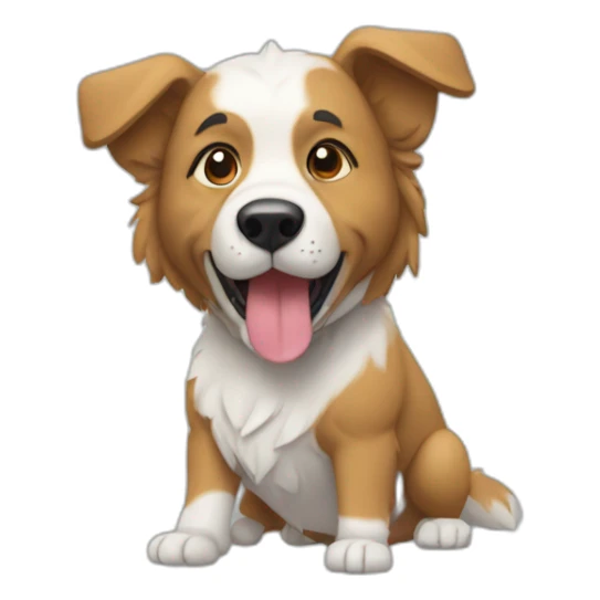 Chien qui fait du rugby sticker