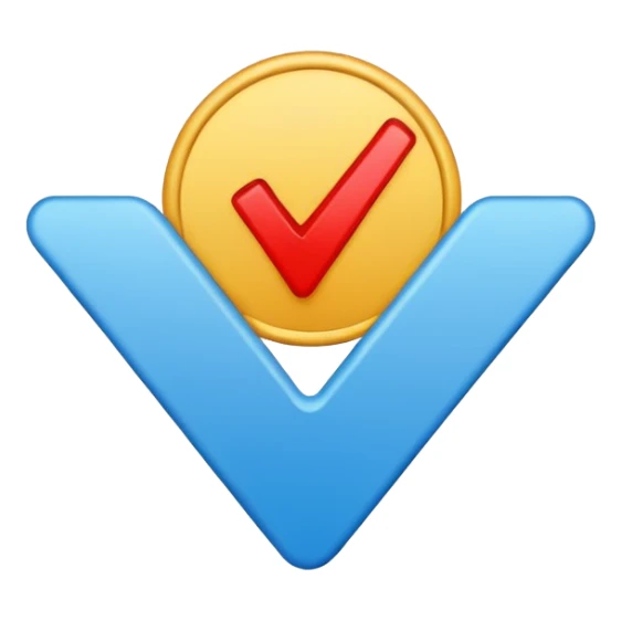 Verificación color azul para redes sticker