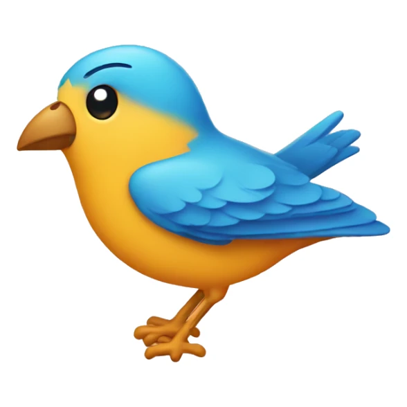 birdie care logo as emoji sticker