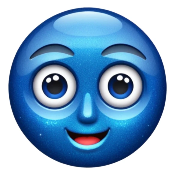 glitter azul-marinho tubarão sticker