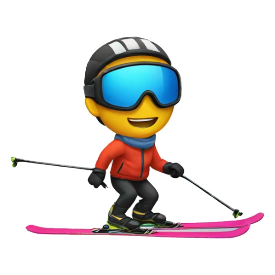 ski sticker