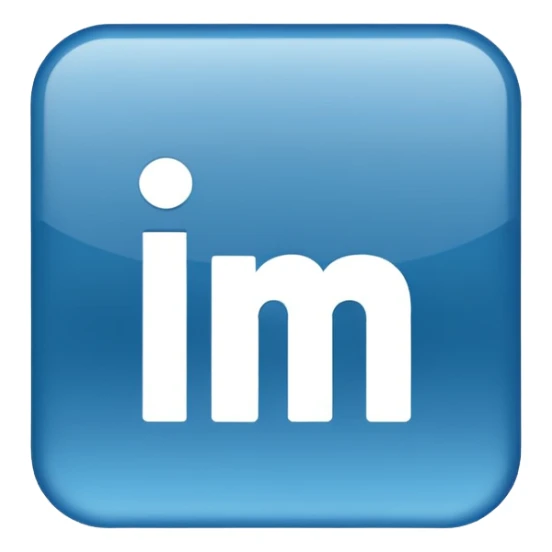 The professional emoji of LinkedIn's logo sticker