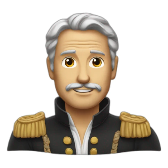 Homme qui se gratte le menton sticker